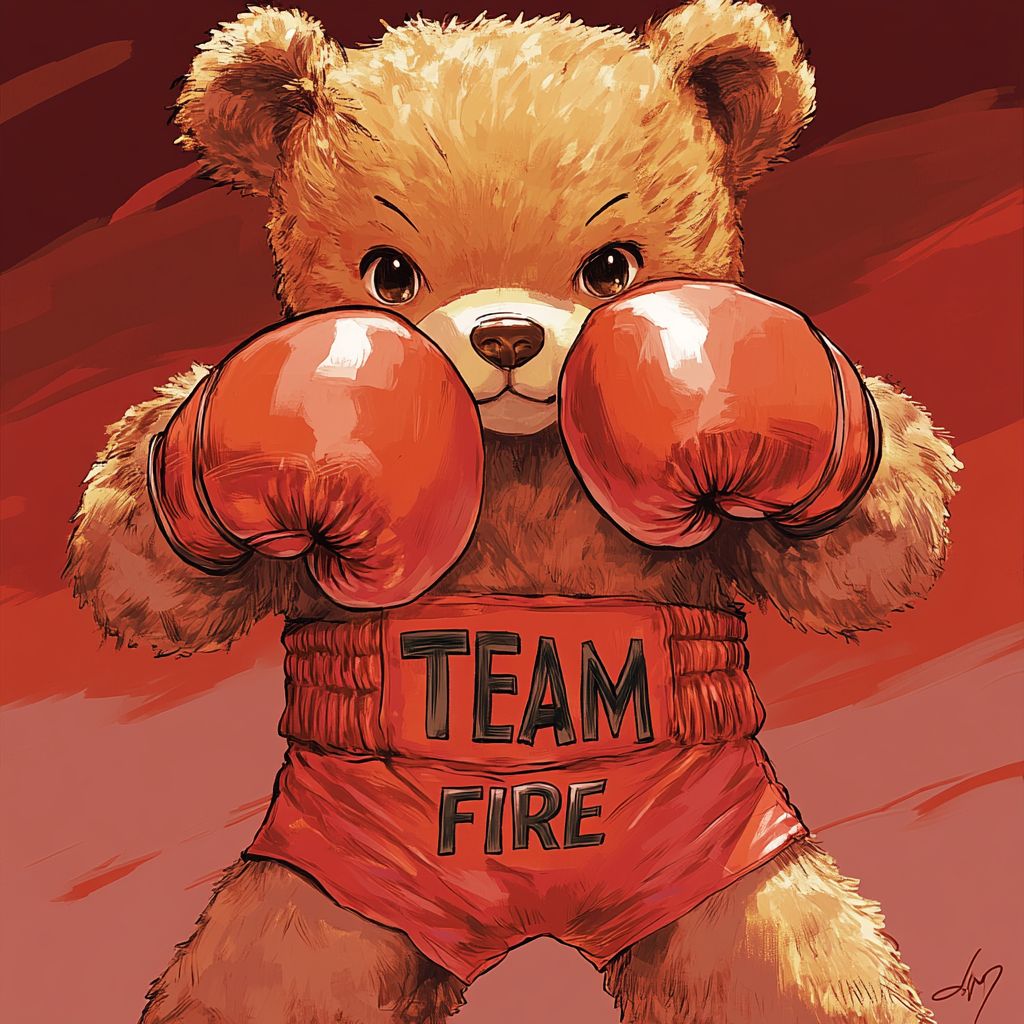 長崎県佐世保で活動する総合格闘技のジム TEAM FIREのロゴ